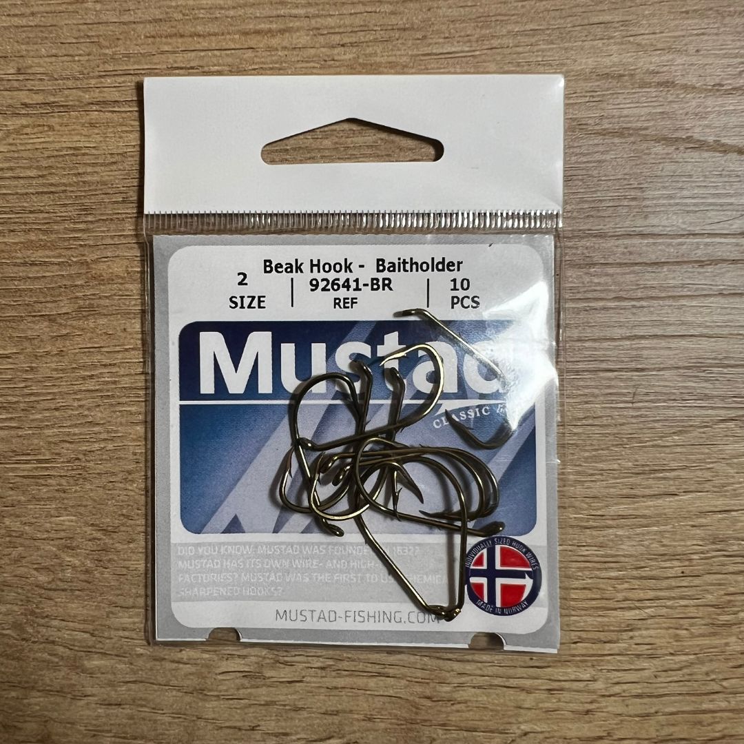 Anzuelo Mustad talla 2 / 10pcs / cobre