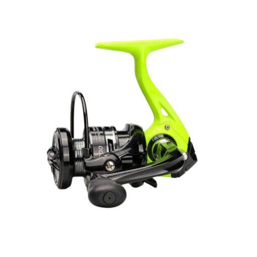 Carrete de spinning Daiwa MX 5000 con mango verde lima
