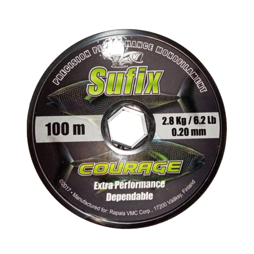 Nylon Monofilamento Sufix Courage 100m / 2.8kg / 0.20mm