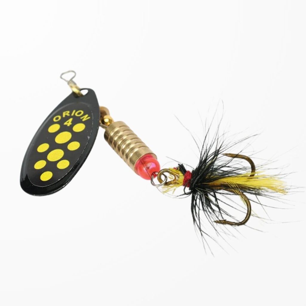 Spinner negro puntos amarillos