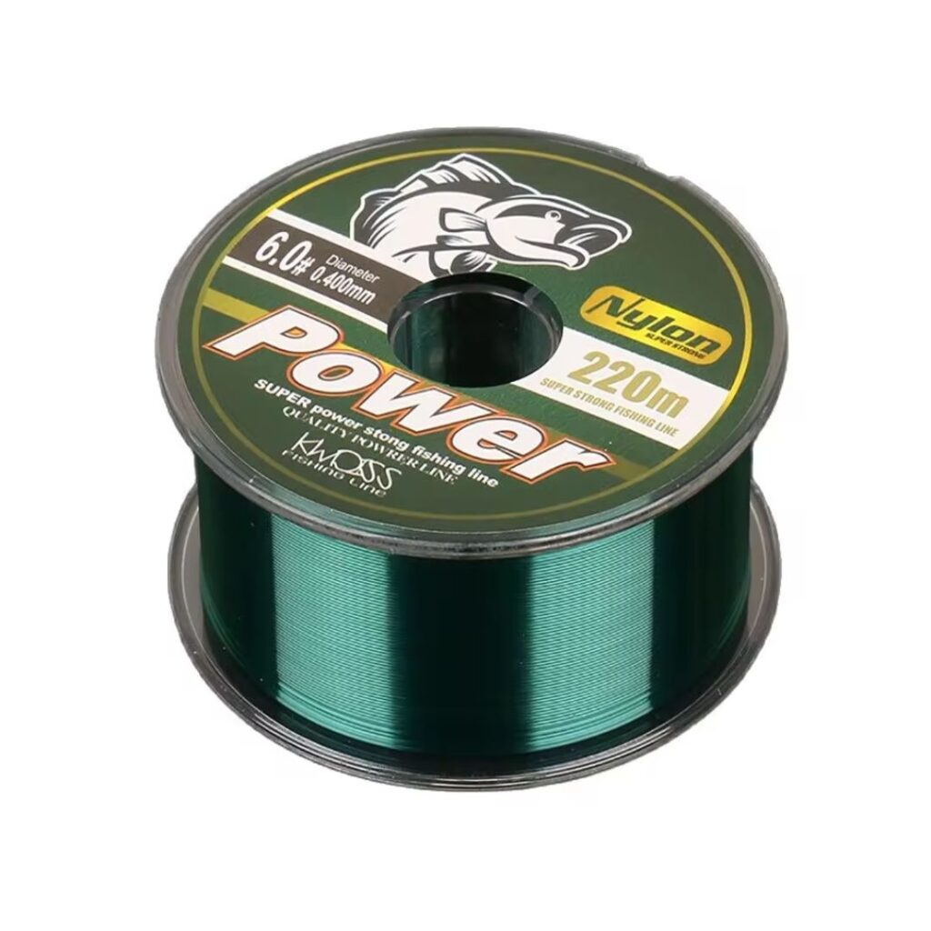 Nylon de pesca Power Super Strong 0.181mm 5.4kg 220 metros verde