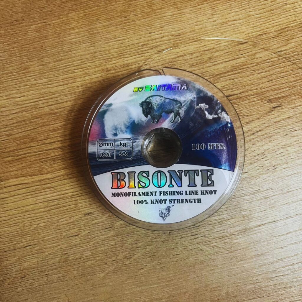 Nylon de pesca Bisonte 0.261mm 5.76kg 100 metros color verde