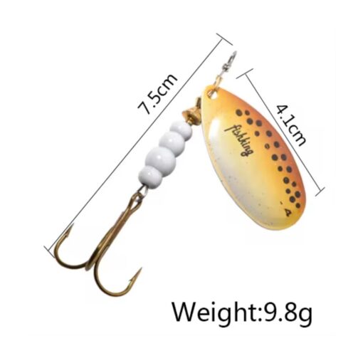 Señuelo spinner Fish King 9.8g nro 4 - Modelo Fario