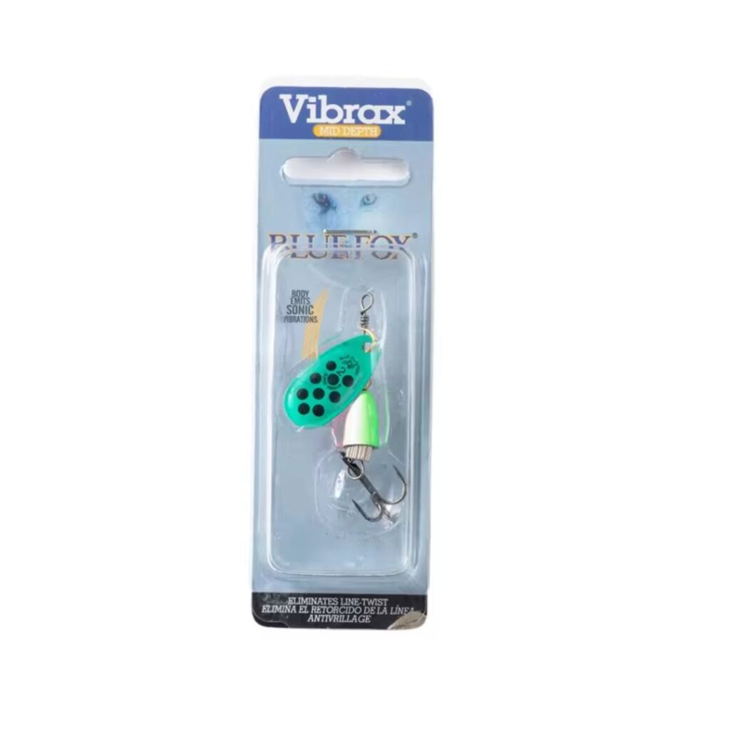 Señuelo spinner Blue Fox 6g nro 2 - Modelo verde turquesa