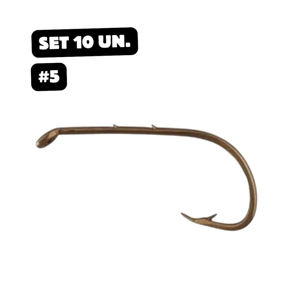 Set anzuelos 10 Unidades #5 Marca Falcon Claw
