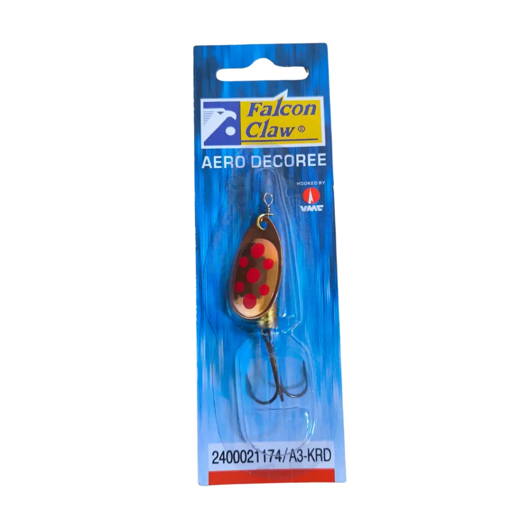 Spinner Falcon Claw #3 - Cobre puntos rojos