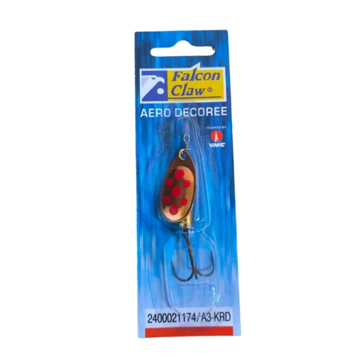 Spinner Falcon Claw #3 - Cobre puntos rojos