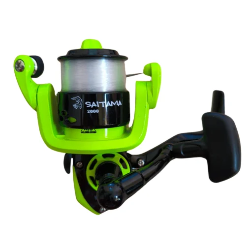 Carrete Saitama Pilmaiquen 3 rodamientos modelo 2000 - Verde