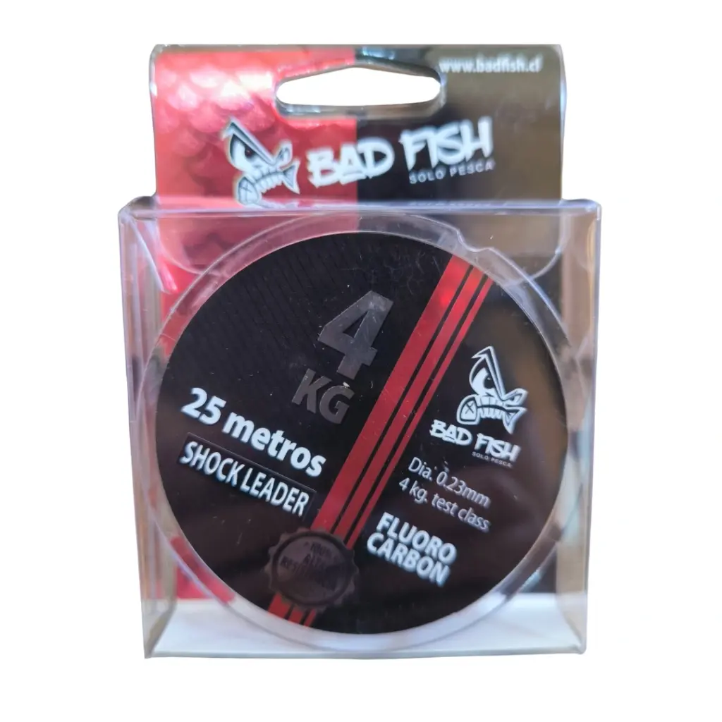 Fluorocarbono Bad Fish 25m - 0,23mm - 4kg
