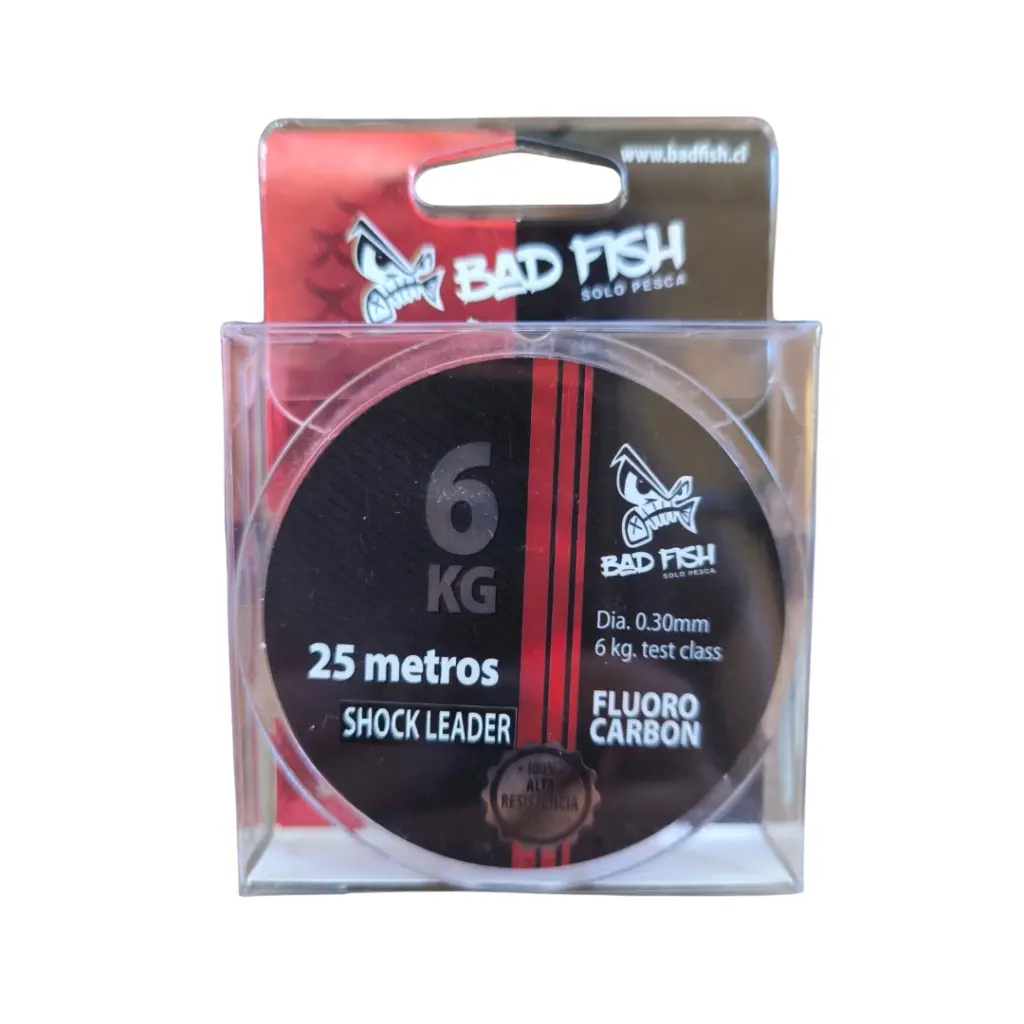 Fluorocarbono Bad Fish 25m - 0,30mm - 6kg