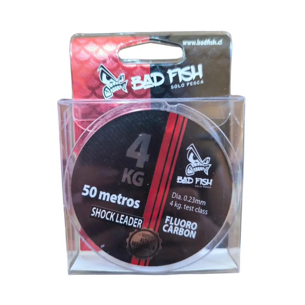 Fluorocarbono Bad Fish 50m - 0,23mm - 4kg