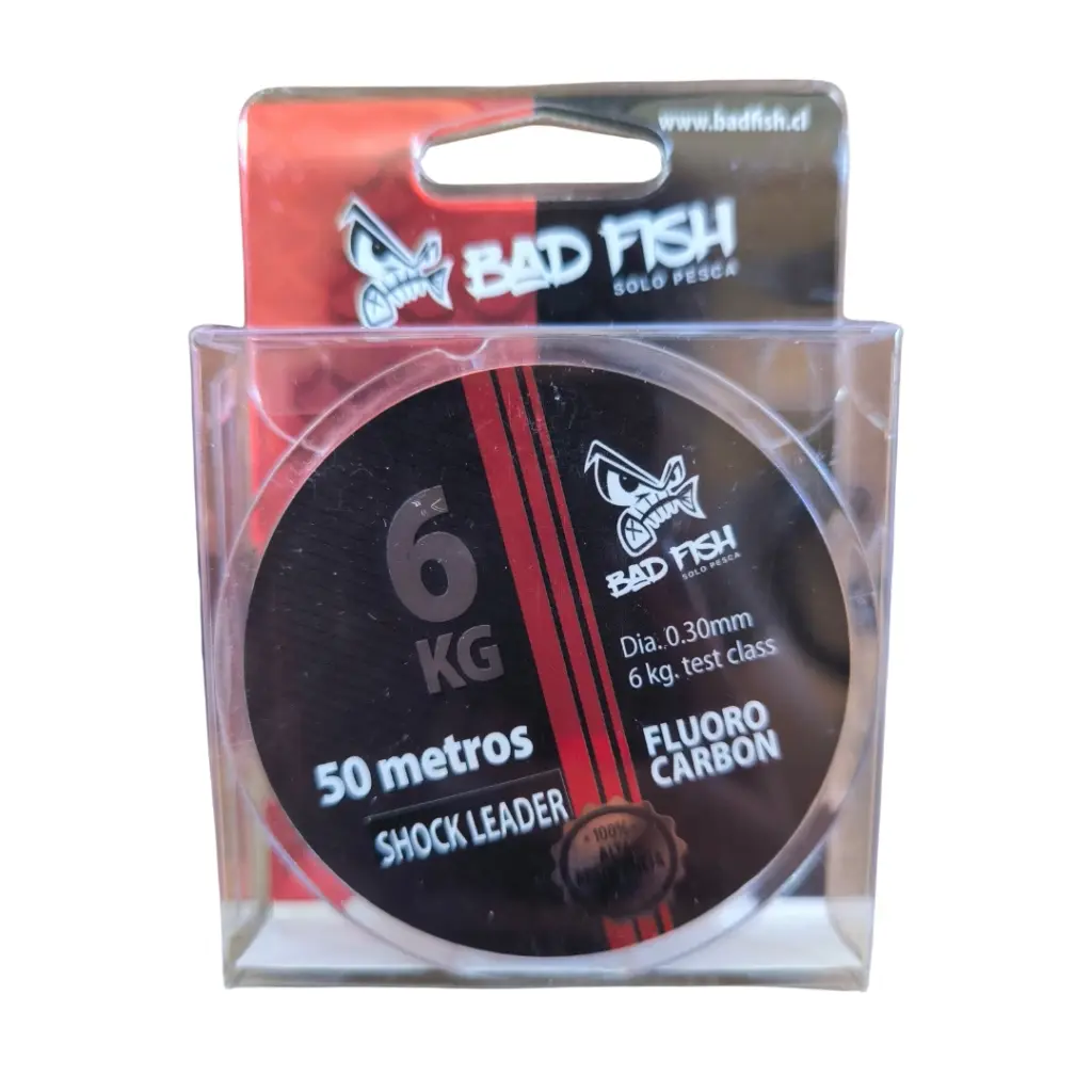 Fluorocarbono Bad Fish 50m - 0,30mm - 6kg