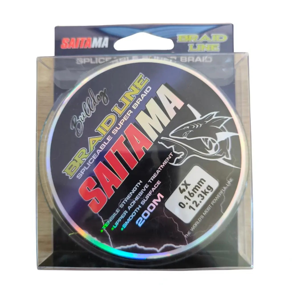 Multifilamento Saitama Bulldog 4 hebras - 200m / 0.16mm