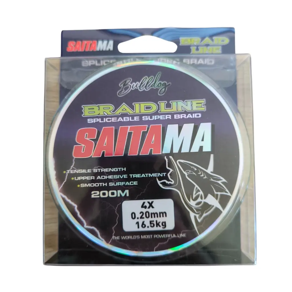 Multifilamento Saitama Bulldog 4 hebras - 200m / 0.20mm