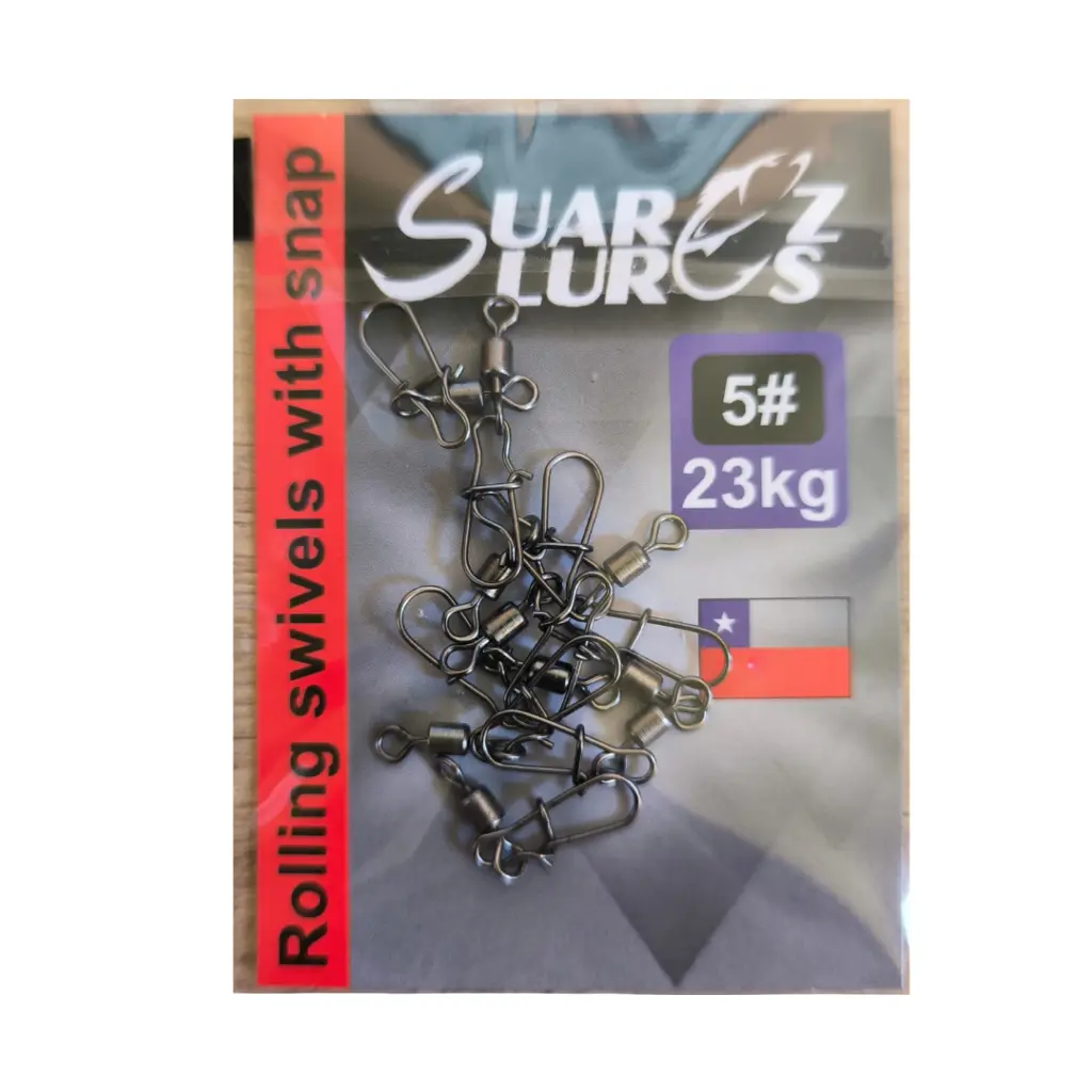 Snap Suarez Lures con destorcedor #5 / 23kg