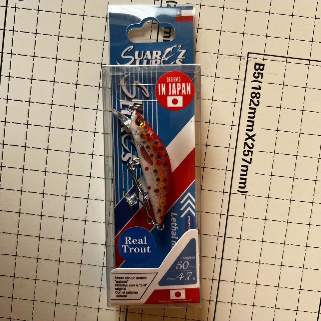 Señuelo Lethal Minnow Suarez Lures 50mm 4.7g - Real Trout