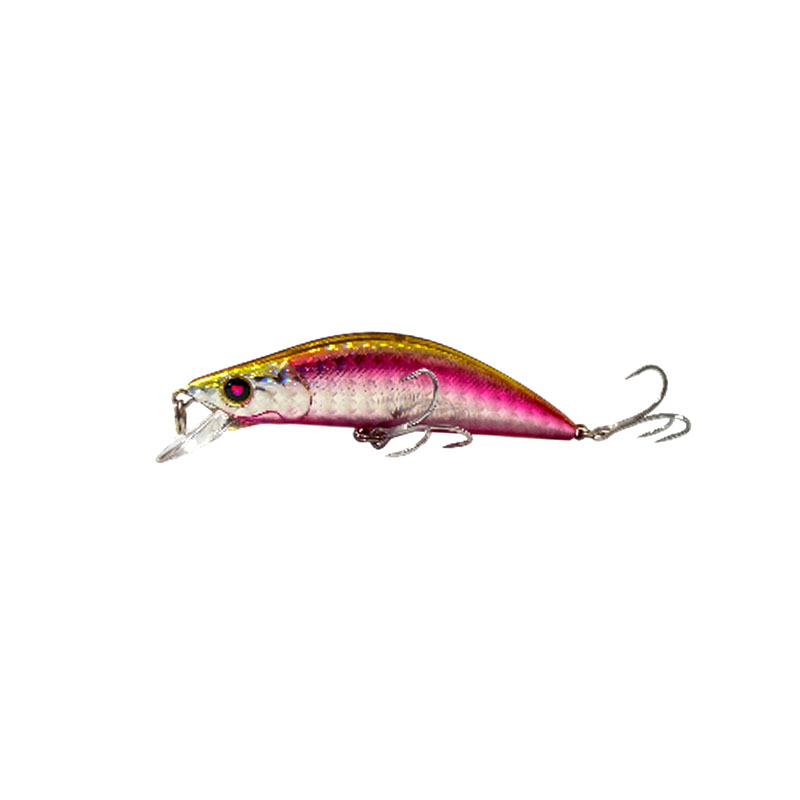 Señuelo BADFISH Dark River 60mm 8.2g – #11 Rosado lomo dorado
